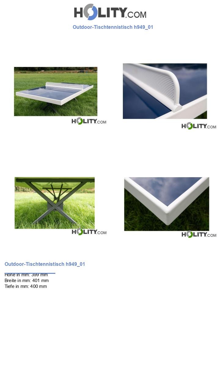 Outdoor-Tischtennistisch h949_01
