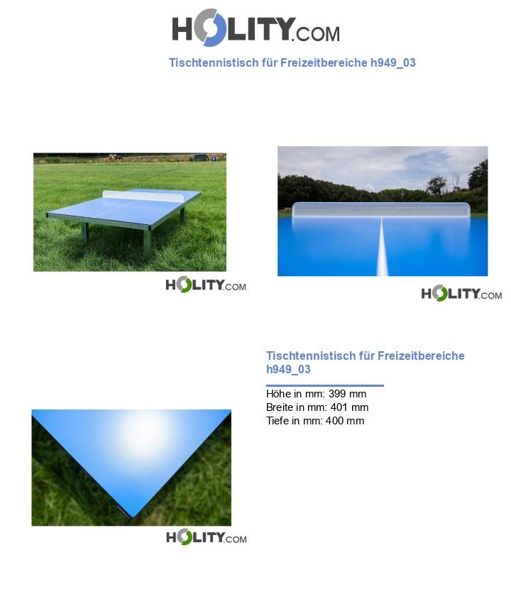Tischtennistisch für Freizeitbereiche h949_03