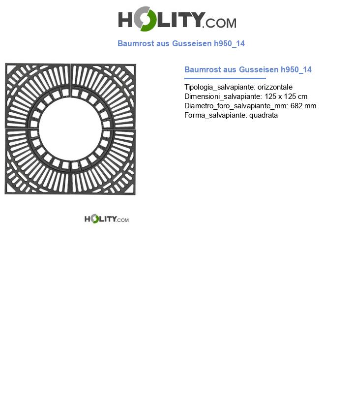 Baumrost aus Gusseisen h950_14