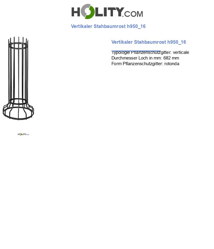 Vertikaler Stahbaumrost h950_16