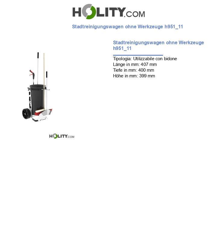 Stadtreinigungswagen ohne Werkzeuge h951_11