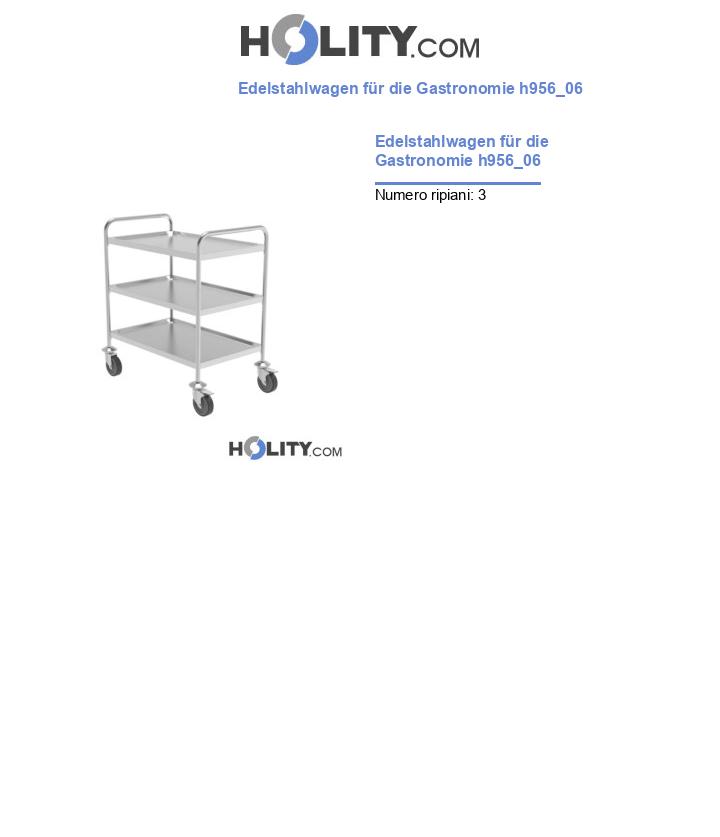 Edelstahlwagen für die Gastronomie h956_06