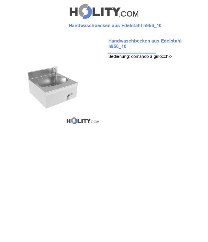 Handwaschbecken aus Edelstahl h956_10