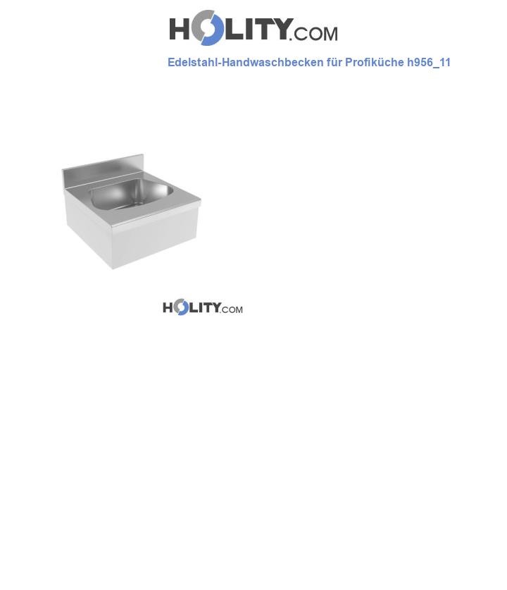 Edelstahl-Handwaschbecken für Profiküche h956_11
