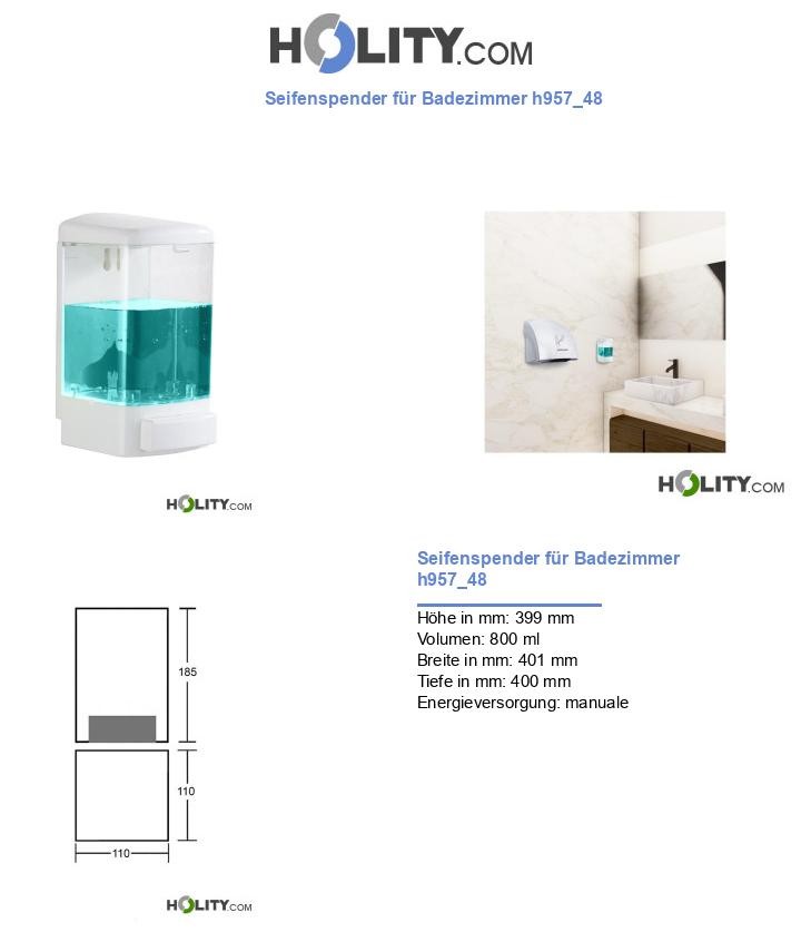 Seifenspender für Badezimmer h957_48