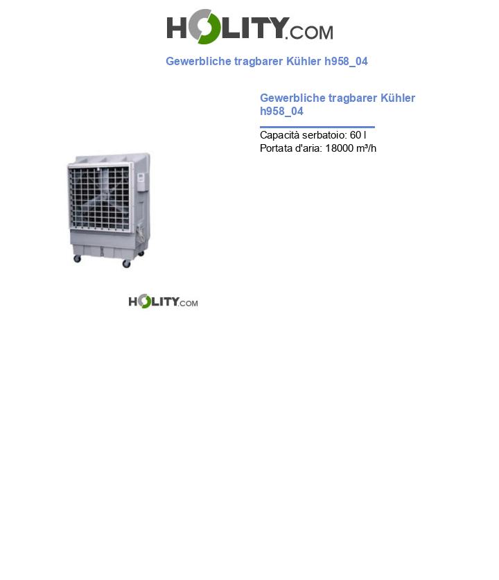 Gewerbliche tragbarer Kühler h958_04