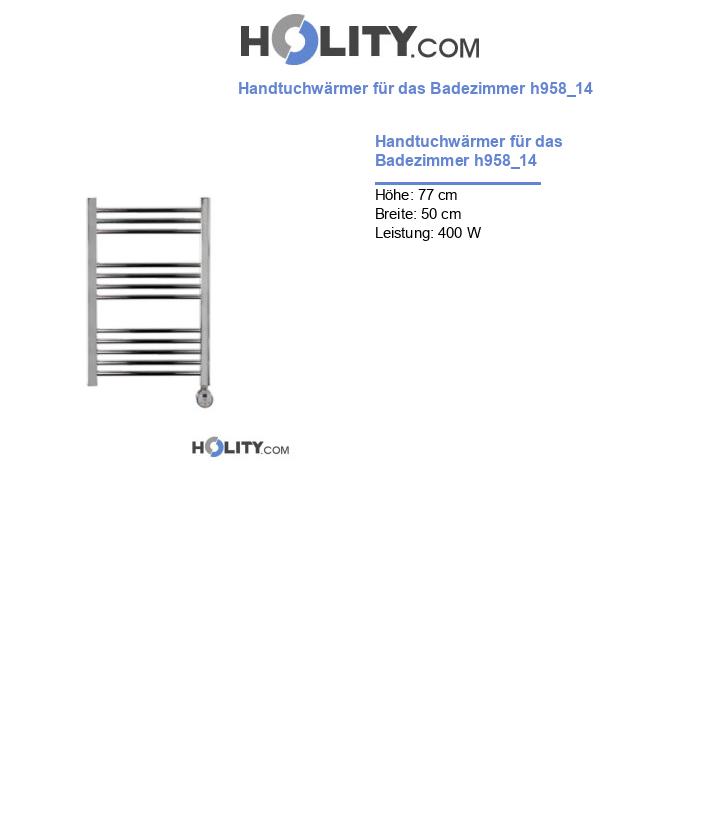Handtuchwärmer für das Badezimmer h958_14