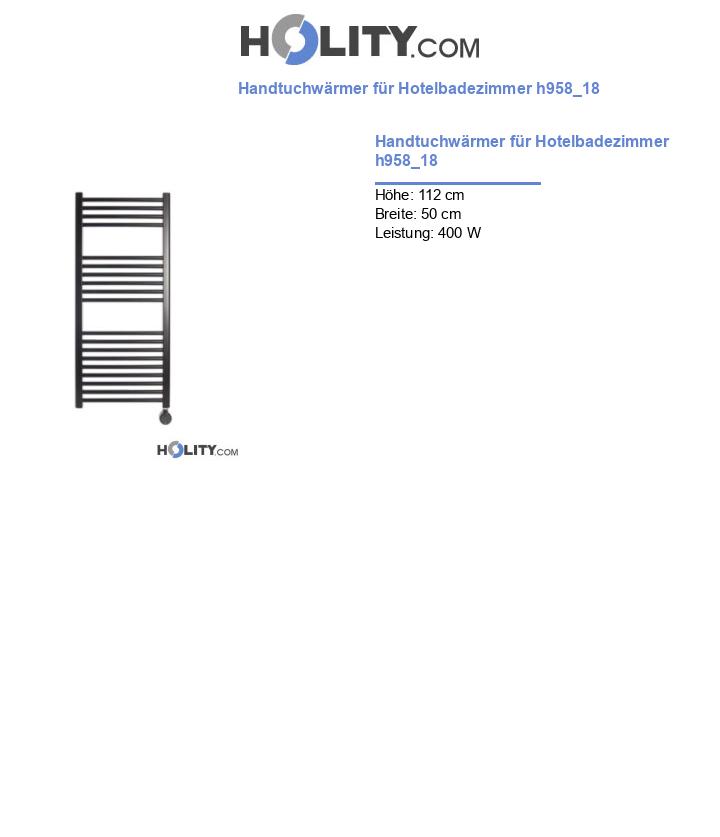 Handtuchwärmer für Hotelbadezimmer h958_18