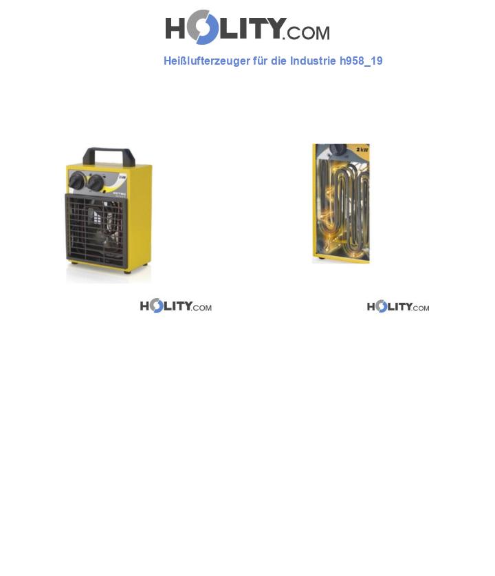 Heißlufterzeuger für die Industrie h958_19
