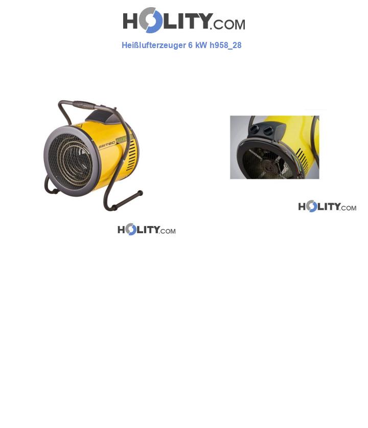 Heißlufterzeuger 6 kW h958_28
