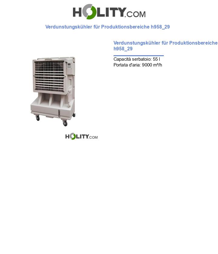 Verdunstungskühler für Produktionsbereiche h958_29