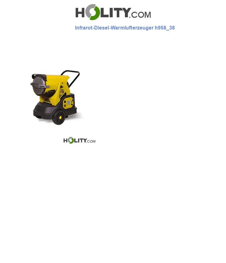 Infrarot-Diesel-Warmlufterzeuger h958_38