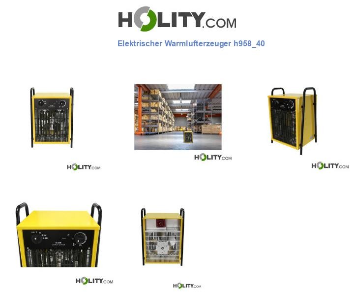Elektrischer Warmlufterzeuger h958_40