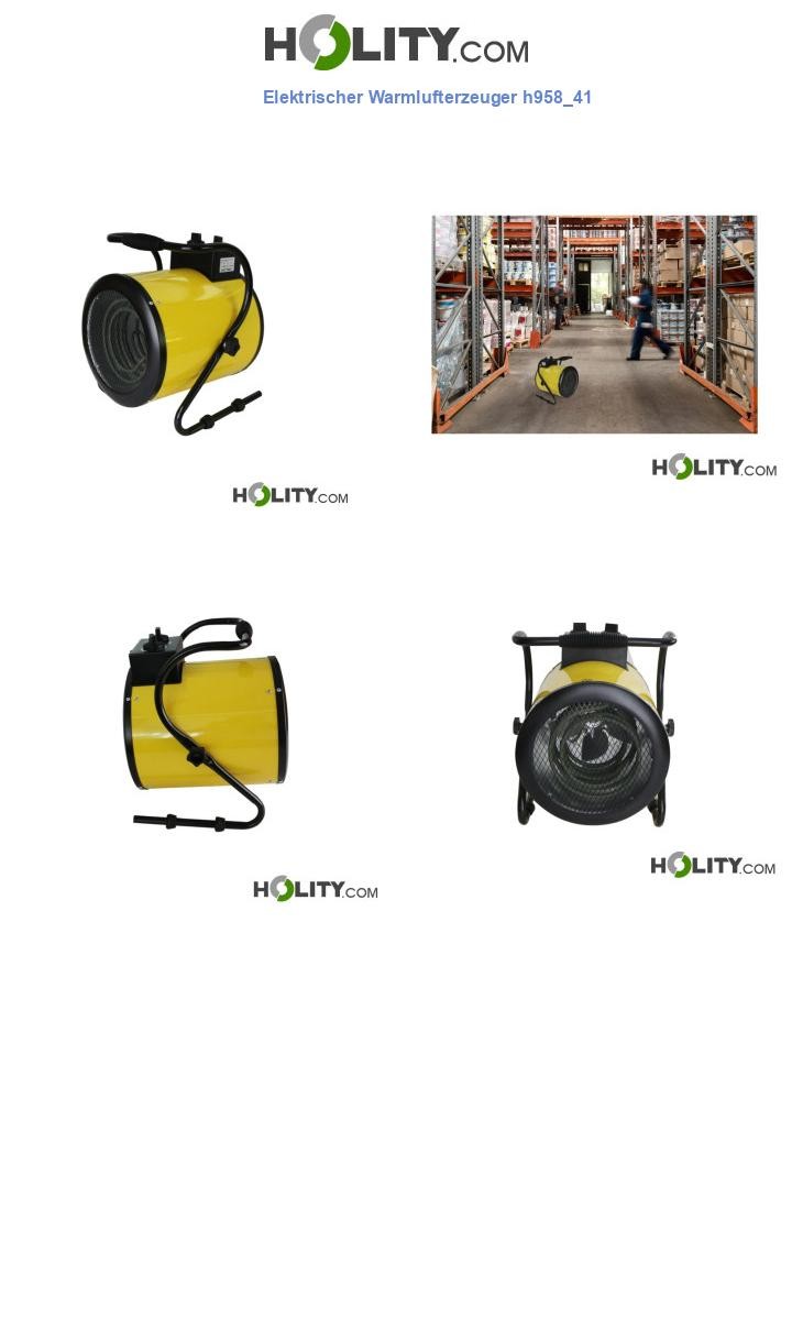 Elektrischer Warmlufterzeuger h958_41