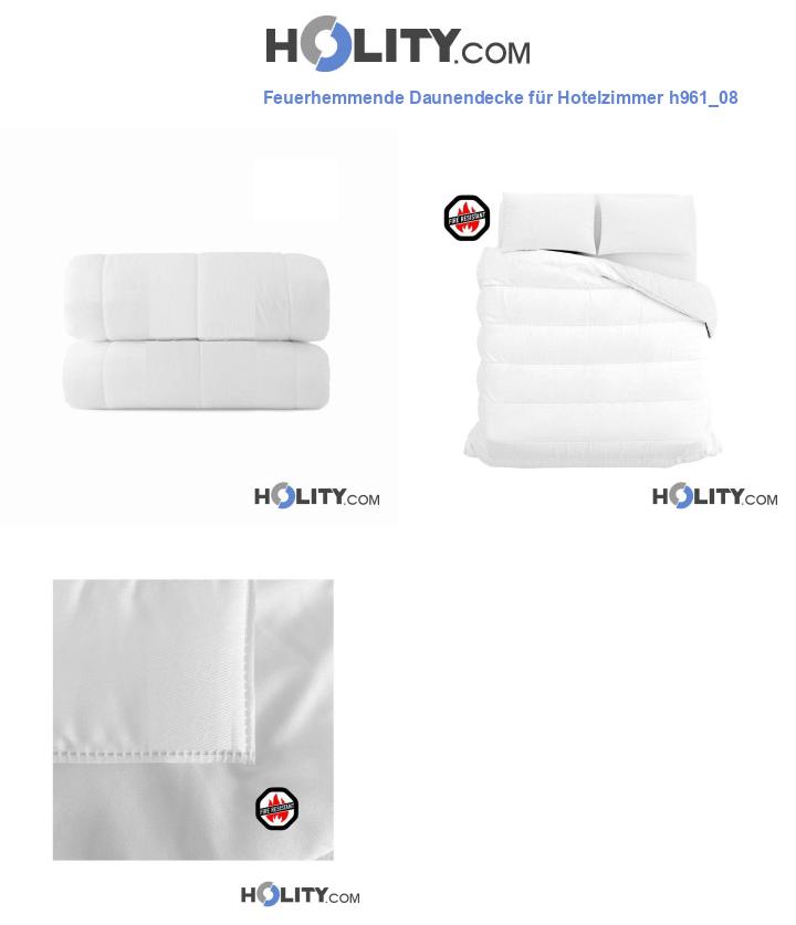 Feuerhemmende Daunendecke für Hotelzimmer h961_08