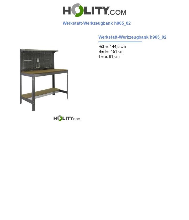 Werkstatt-Werkzeugbank h965_02