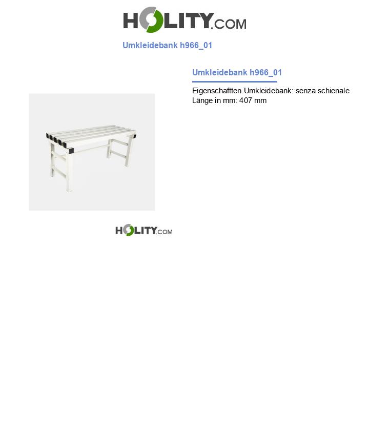 Umkleidebank h966_01