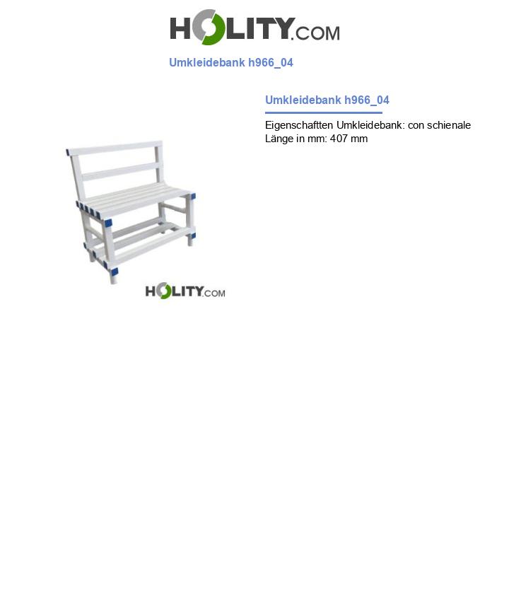 Umkleidebank h966_04