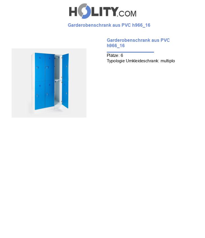 Garderobenschrank aus PVC h966_16
