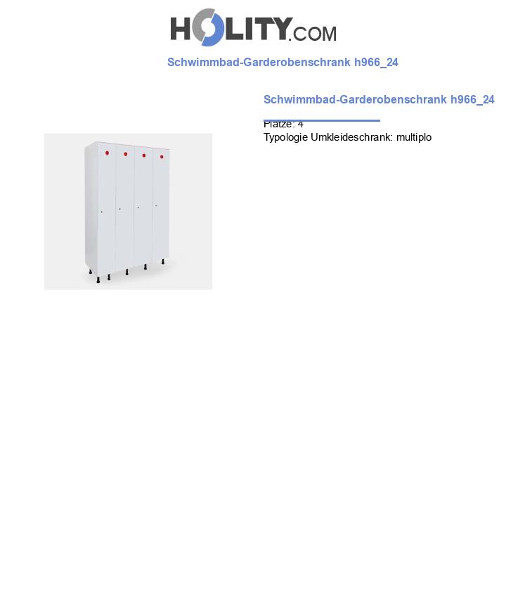 Schwimmbad-Garderobenschrank h966_24