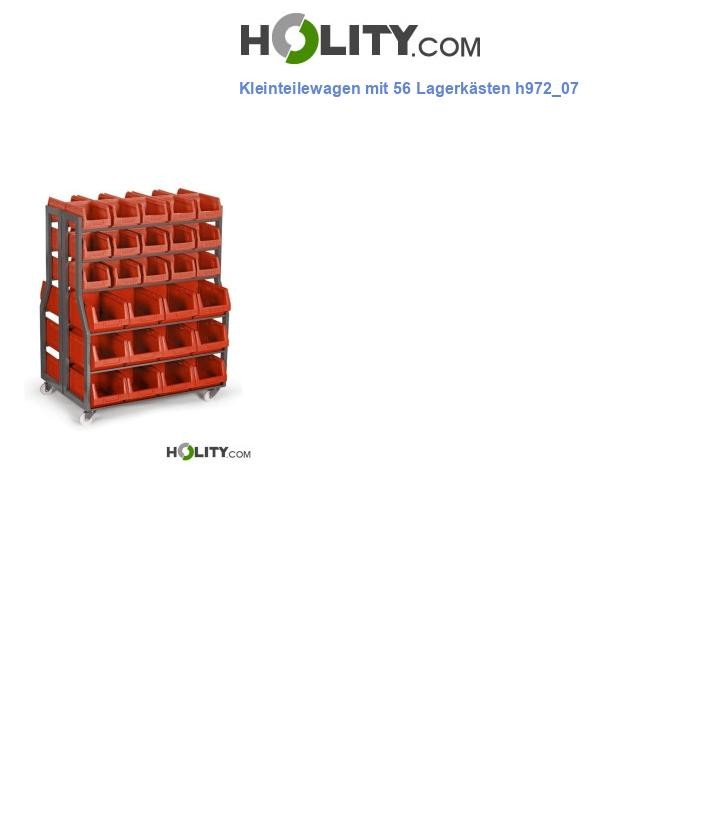 Kleinteilewagen mit 56 Lagerkästen h972_07