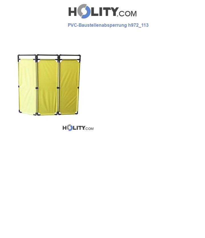PVC-Baustellenabsperrung h972_113