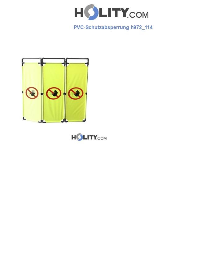 PVC-Schutzabsperrung h972_114