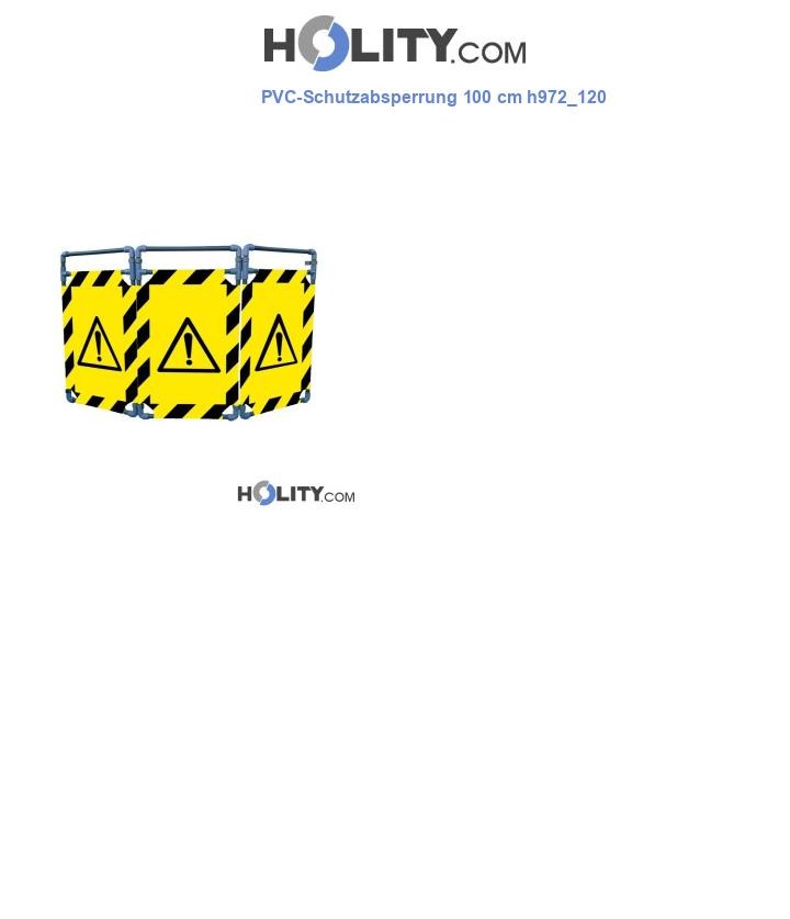 PVC-Schutzabsperrung 100 cm h972_120