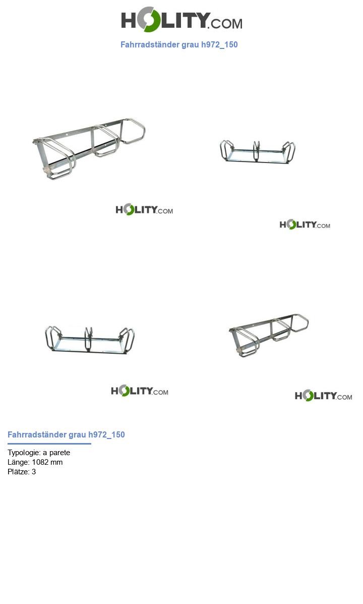Fahrradständer grau h972_150