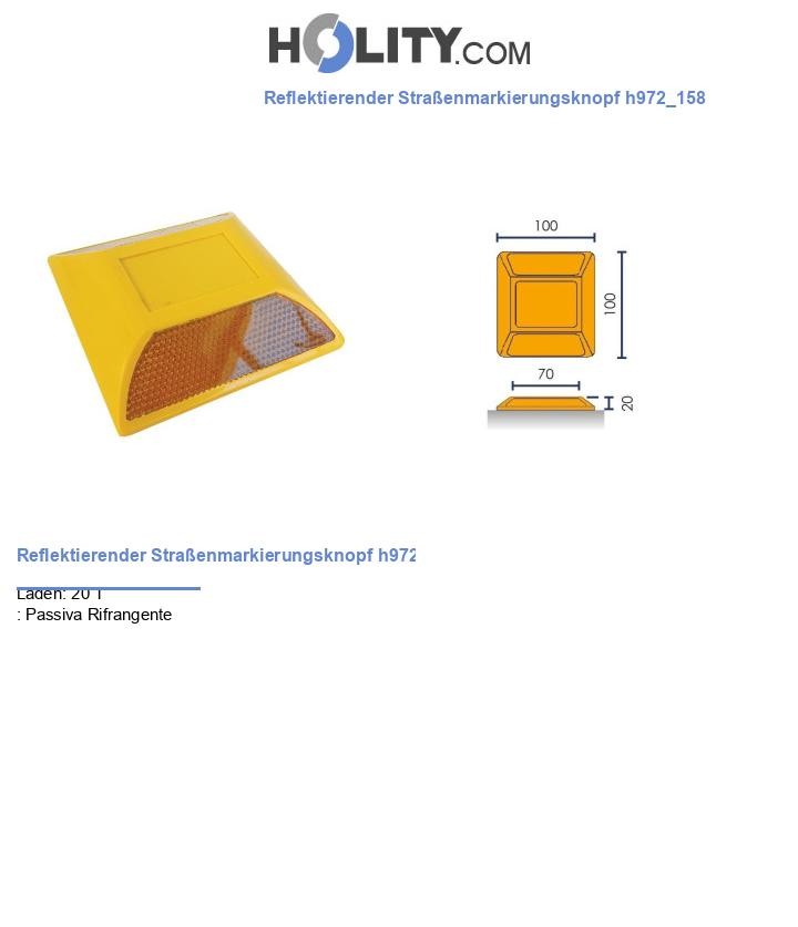 Reflektierender Straßenmarkierungsknopf h972_158