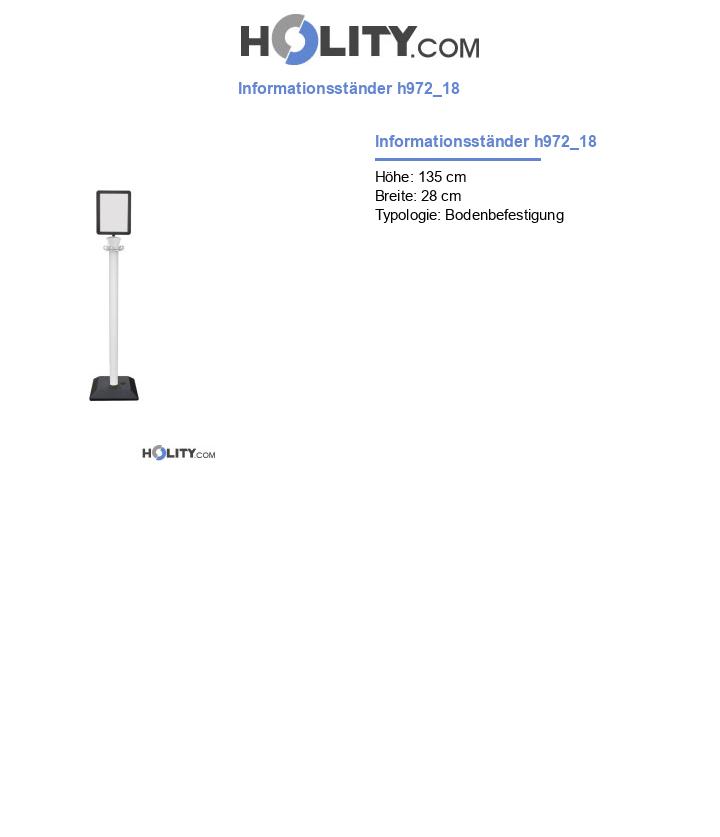 Informationsständer h972_18