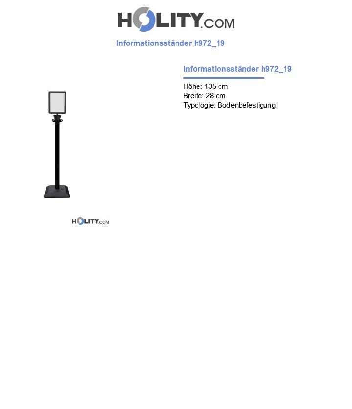 Informationsständer h972_19