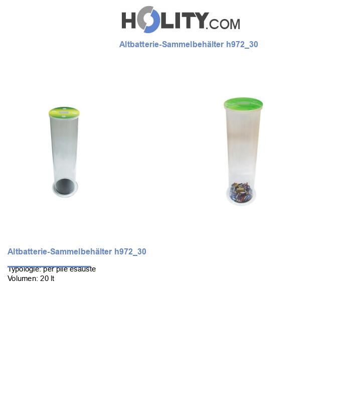 Altbatterie-Sammelbehälter h972_30