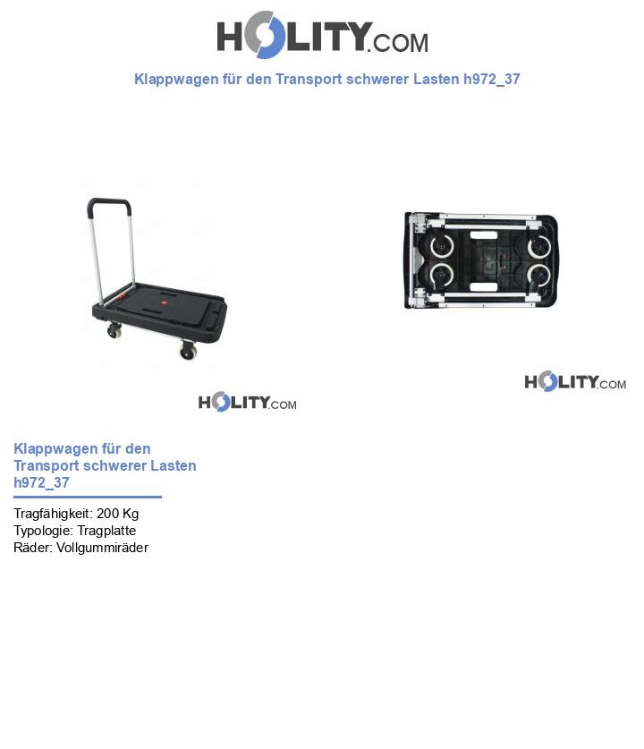 Klappwagen für den Transport schwerer Lasten h972_37