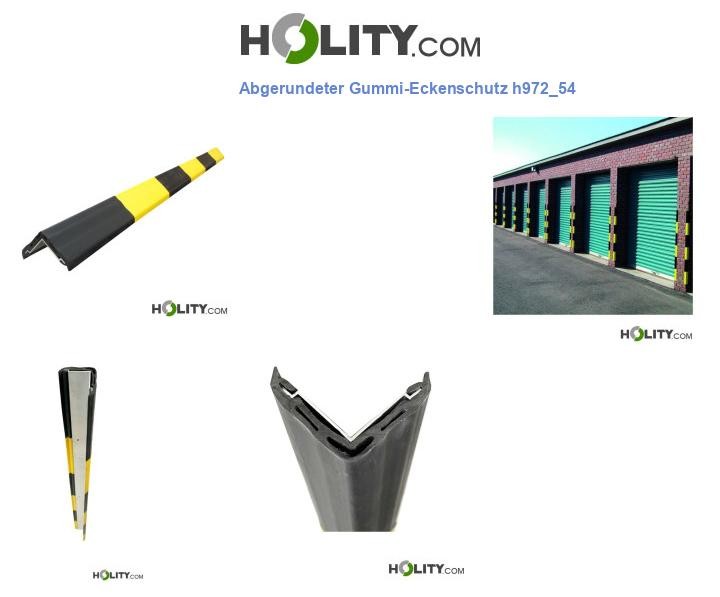 Abgerundeter Gummi-Eckenschutz h972_54