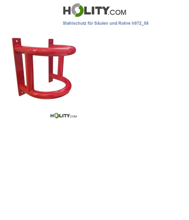 Stahlschutz für Säulen und Rohre h972_58