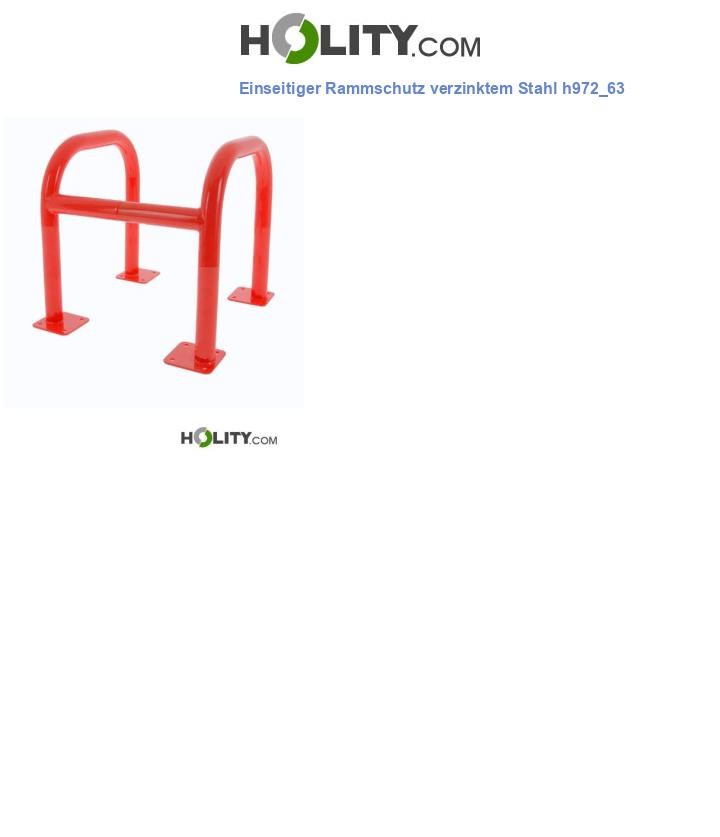 Einseitiger Rammschutz verzinktem Stahl h972_63