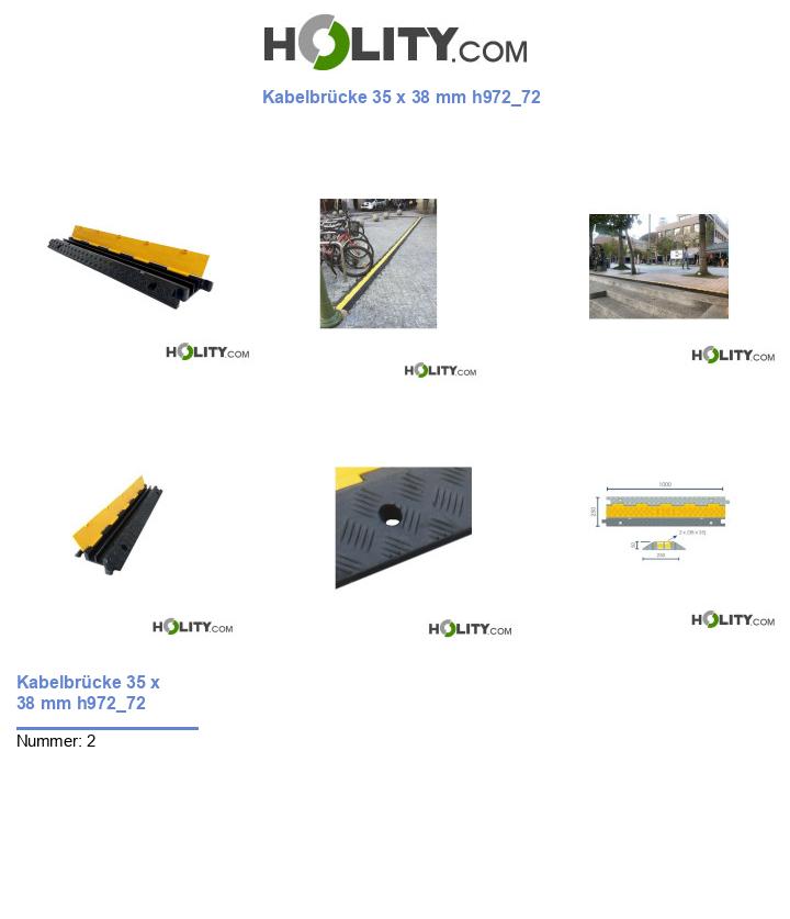 Kabelbrücke 35 x 38 mm h972_72