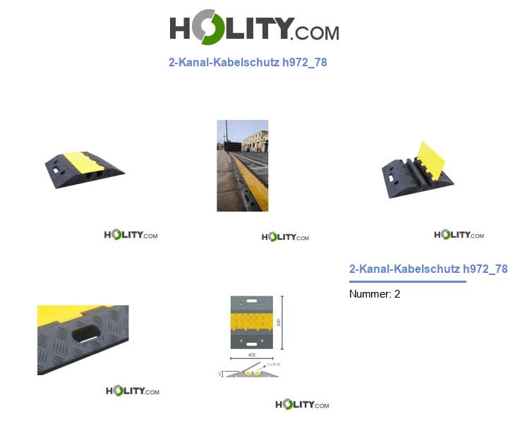 2-Kanal-Kabelschutz h972_78