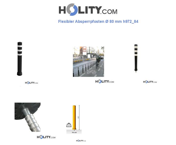 Flexibler Absperrpfosten Ø 80 mm h972_84