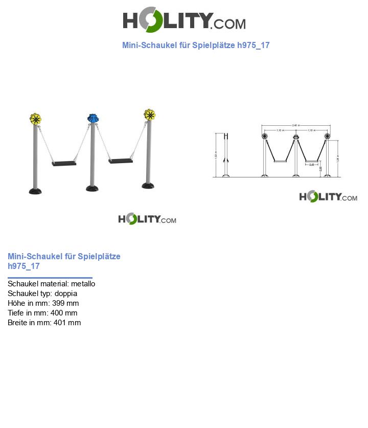 Mini-Schaukel für Spielplätze h975_17