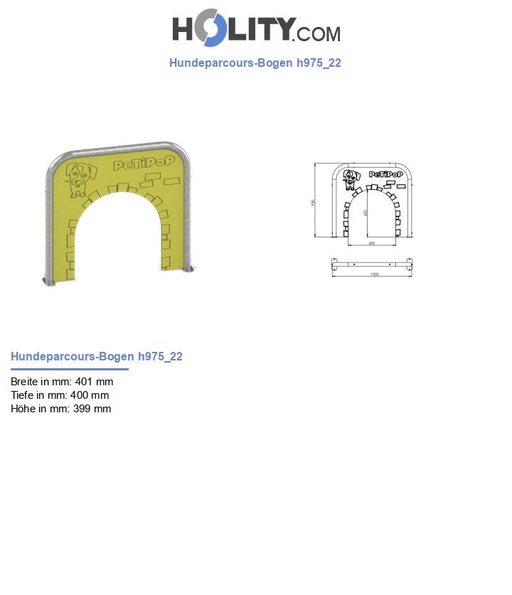 Hundeparcours-Bogen h975_22