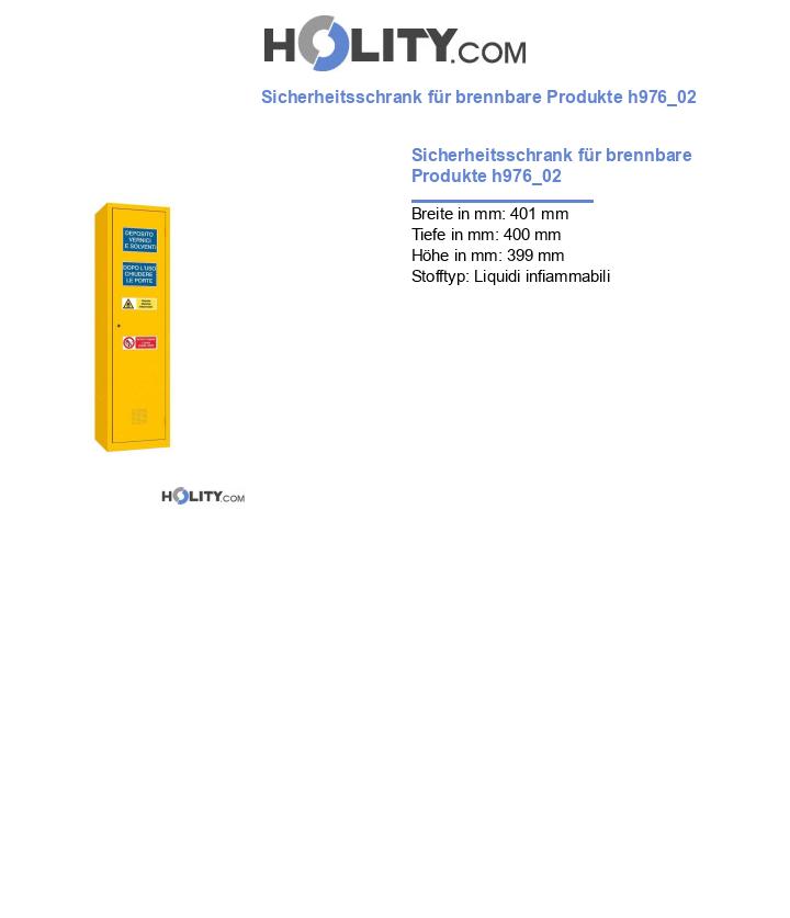 Sicherheitsschrank für brennbare Produkte h976_02
