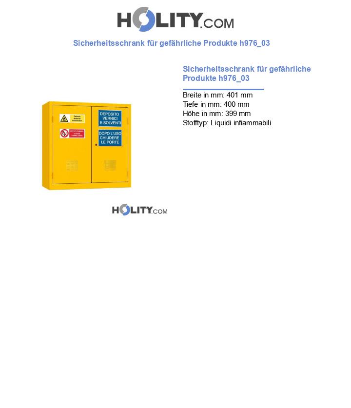 Sicherheitsschrank für gefährliche Produkte h976_03