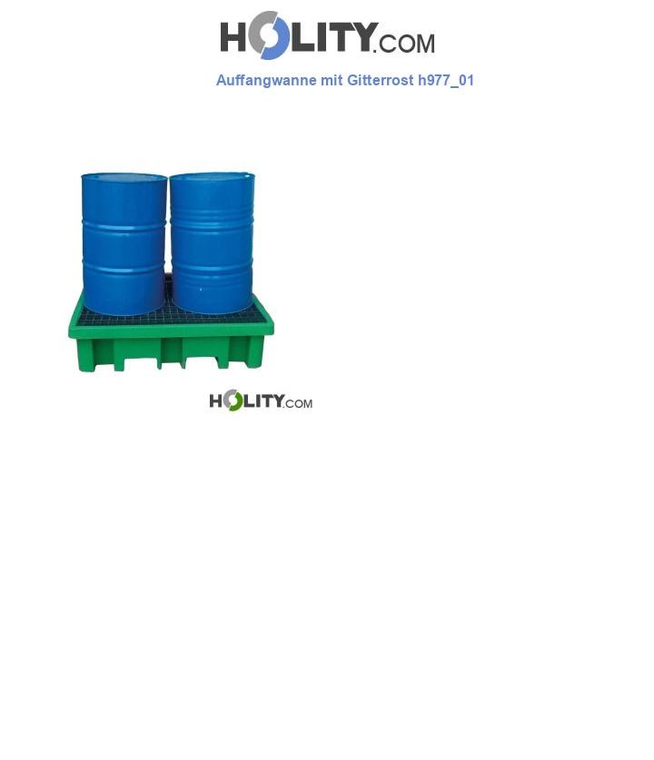 Auffangwanne mit Gitterrost h977_01