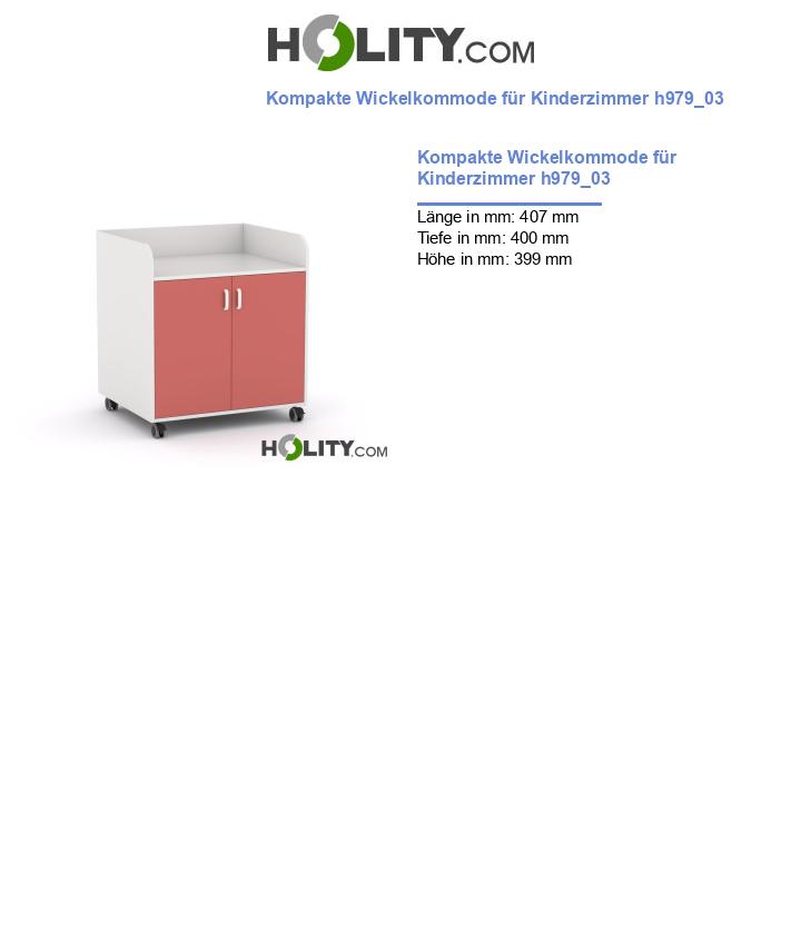 Kompakte Wickelkommode für Kinderzimmer h979_03