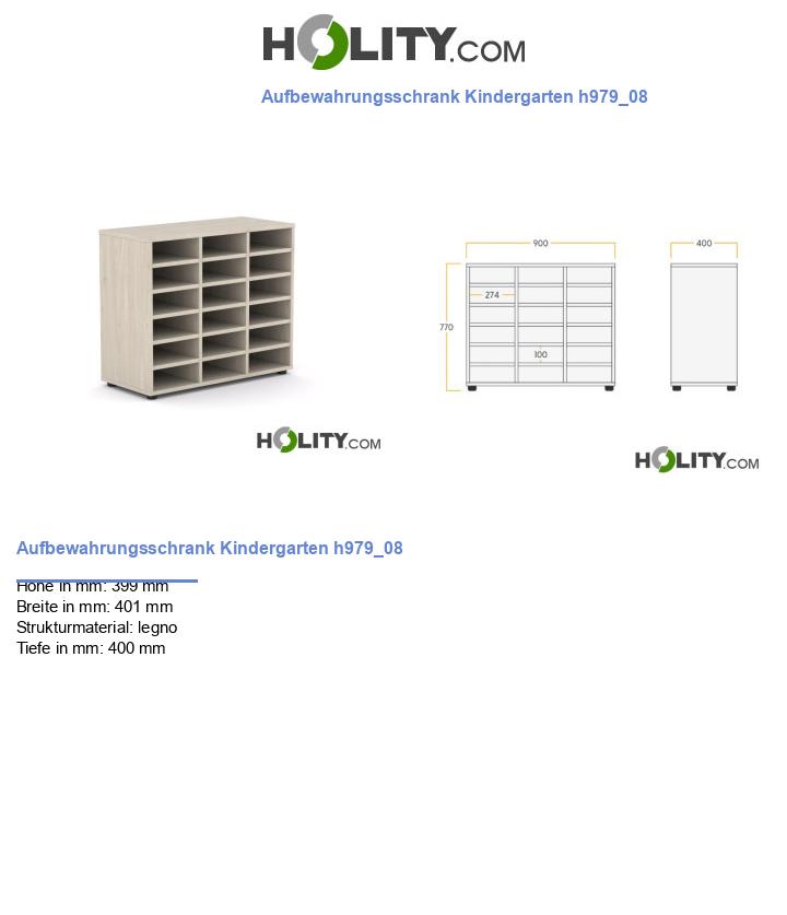 Aufbewahrungsschrank Kindergarten h979_08