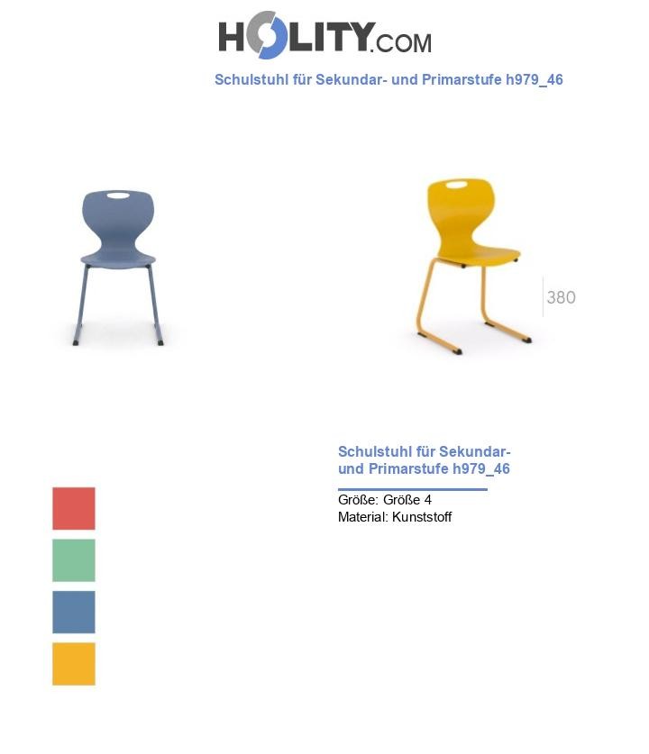 Schulstuhl für Sekundar- und Primarstufe h979_46