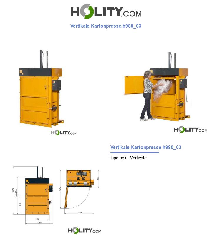 Vertikale Kartonpresse h980_03