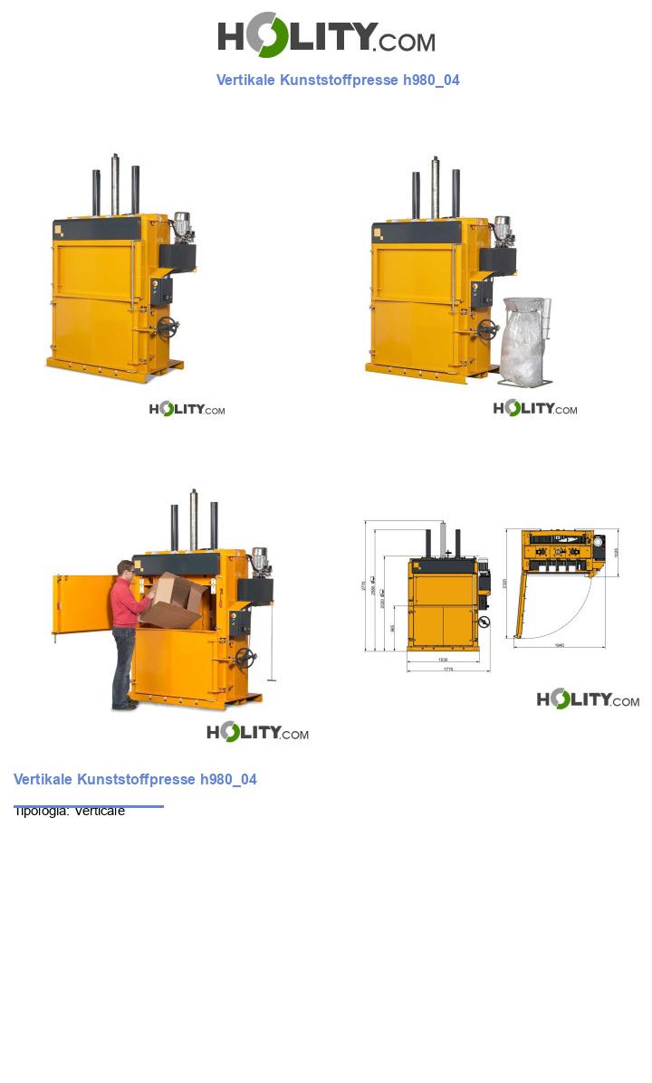 Vertikale Kunststoffpresse h980_04